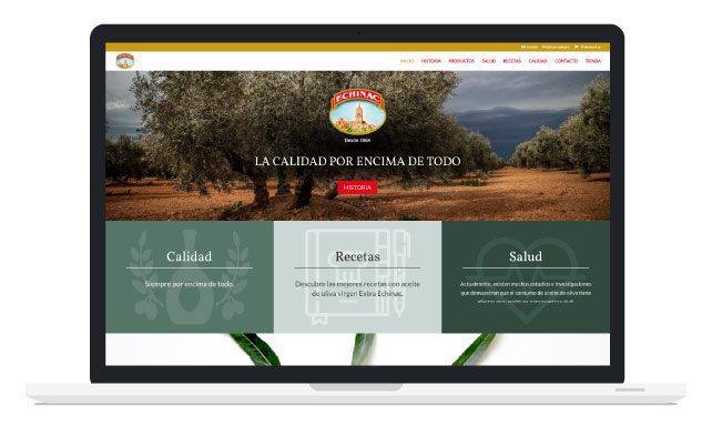 Diseño de Tienda Online para Aceites Echinac