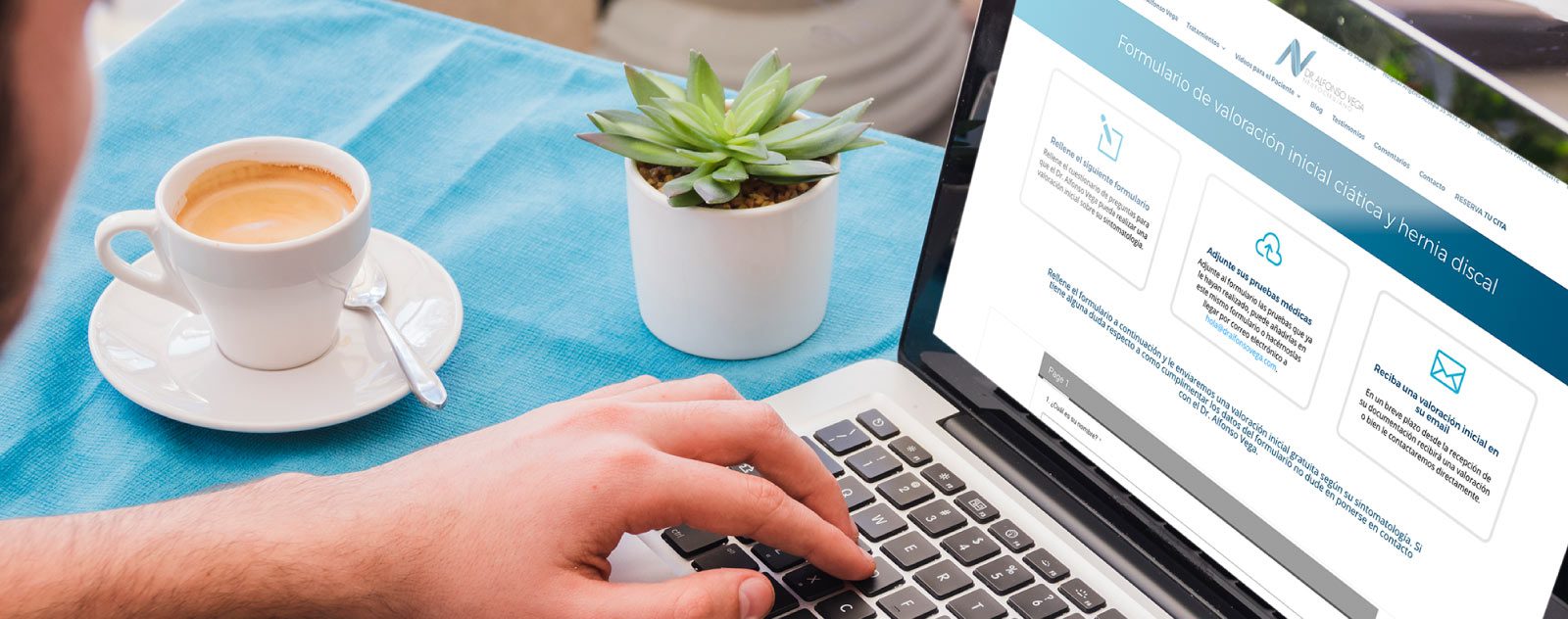 Diseño web a medida para el Dr. Alfonso Vega por Mood 359